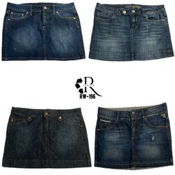 Y2K Britney Era Denim Mini Skirts (RW-196)