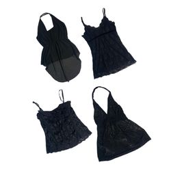 Y2K Gothic Black Tops Mix