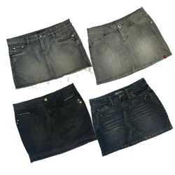 Y2K IT Girl Denim Mini Skirts