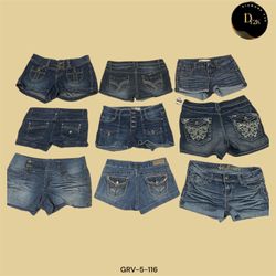 Y2K Mini Denim Shorts – Stile Retro da Festival (G..