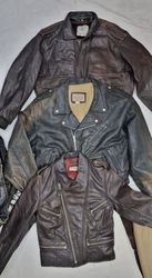 Mens genuine vintage leather jackets