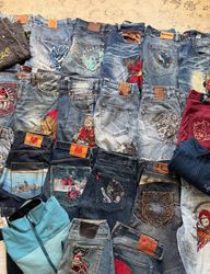 Japanese Embroidery Jeans