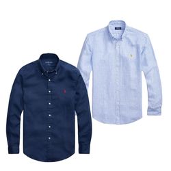 Chemise à col boutonné en coton Ralph Lauren 100x ..