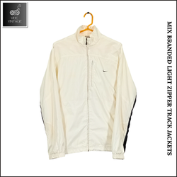 MIX BRANDED LIGHT ZIPPER TRACK JACKETS - 10 PCS (B..