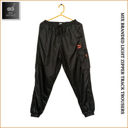 MIX BRANDED LIGHT ZIPPER TRACK TROUSERS - 08 PCS (..