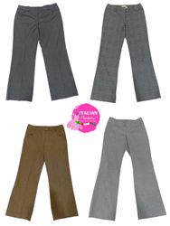 Calças de poliéster premium Y2K