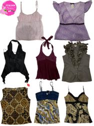 Tops mixtes à la mode Y2K