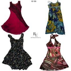 Y2K Summer Grunge Dresses (RE-1128)