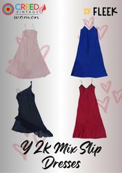 IQ0042 Y2k Mix Slip Dresses - 25 Pieces