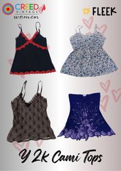 IQ0044 Y2k Cami Tops - 28 Pieces