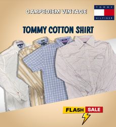 TOMMY COTTON SHIRT 14 PCS