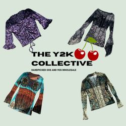 00s European Fairycore Mesh Tops Mix ft. Desigual ..