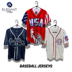 Maillots de baseball - 30 pièces