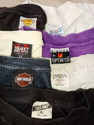 t-shirts hard rock à coutures simples Harley David..