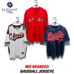 Maillots de baseball - 13 pièces