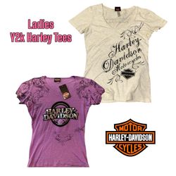 Y2k Harley Magliette da Donna 100x Bundle