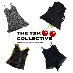 Y2K Berlin Grunge Mix Cami Tops und Sommer Tops Mi..