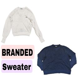 Branded sweater