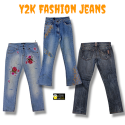 Jeans a vita bassa Y2K