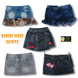 Gonne in denim Y2K мини