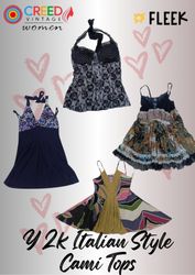 IQ0066 Y2k Italian Style Cami Tops - 10 Pieces