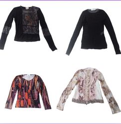 Y2k long sleeve tops