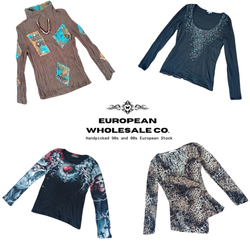Y2K Europäische Grunge Fairycore Mesh-Tops Mix (EW..