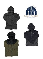 Chaqueta de pista de marca Reebok, Columbia, The N..