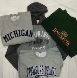 ZH0099 Unbranded State Print Sweatshirts/Hoodies -..