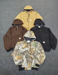 Veste à capuche active Carhartt style rework - Cou..