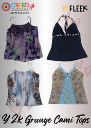 IQ0069 Y2k Grunge Cami Tops - 08 Stück