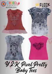 IQ0071 Y2K Pixel Pretty Baby T-Shirts - 20 Stück