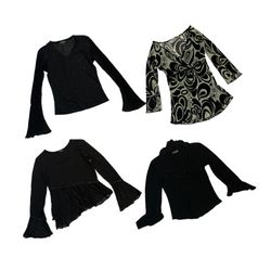 Y2K Gothic Rave Tops