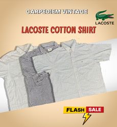 Camiseta de algodón Lacoste 13 piezas