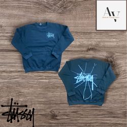 Stussy retravaillé style sweatshirts éclatés