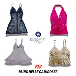 Y2K Bling Belle Cami - 10 Stück - EV0385