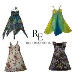 Y2k Grunge Summer Dresses (RE-1157)