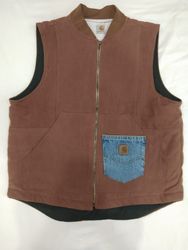 CV0131 Nacharbeit Carhartt einfarbige Weste - 20 S..
