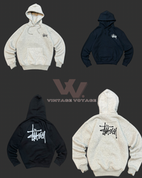Hoodies estilo rework da Stüssy MOQ 15 peças #2452..