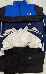 Mixed branded track jacket