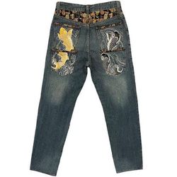 Jeans ricamati giapponesi