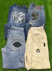 Hiphop jeans 25 pieces .kalkarni,ecko,southpole,ro..