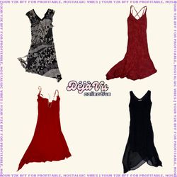 Y2K NYC Nights Beaded Dresses (DVC#29)