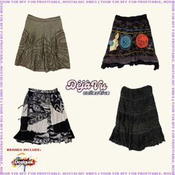 Y2K Soft Grunge Cloth Skirts (DVC#32)