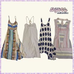 90s/Y2K Soft Girl Summer Cotton Dresses (DVC#35)