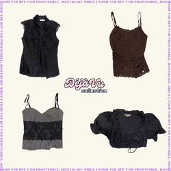 90S/Y2K Gothic Summer Cotton Tops Mix (DVC#38)