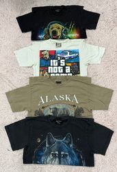 Vintage Printed T-Shirts 30 Pcs