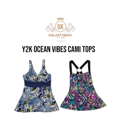 Y2k Ocean Vibes Cami Tops