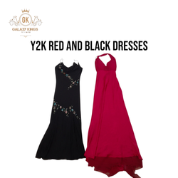 Y2k Red And Black Dresses