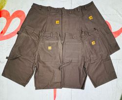 Carhartt Rework  Style Dark Brown Shorts